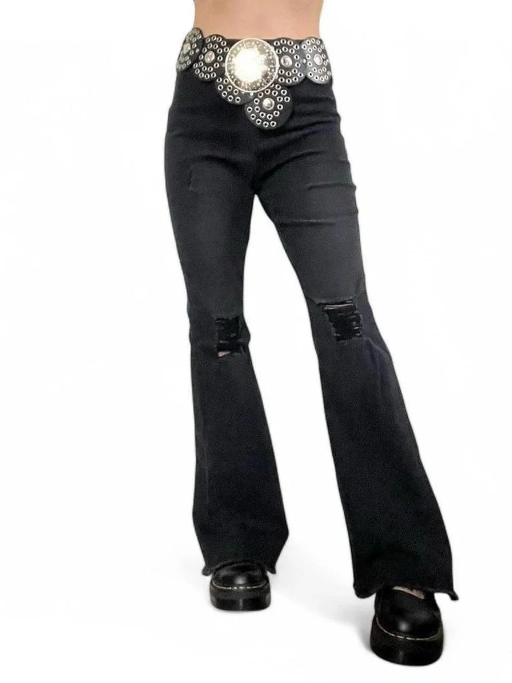 Tinseltown flared high rise Wide leg jeans